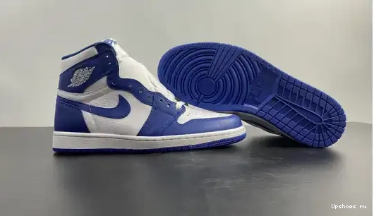 Jordan 1 Air Blue 555088-127 Retro 555088-127 Storm 0502